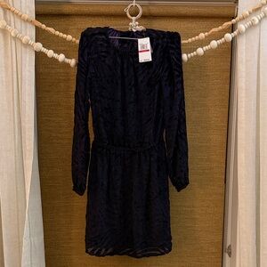 Michael Kors purple/black Long Sleeve Dress